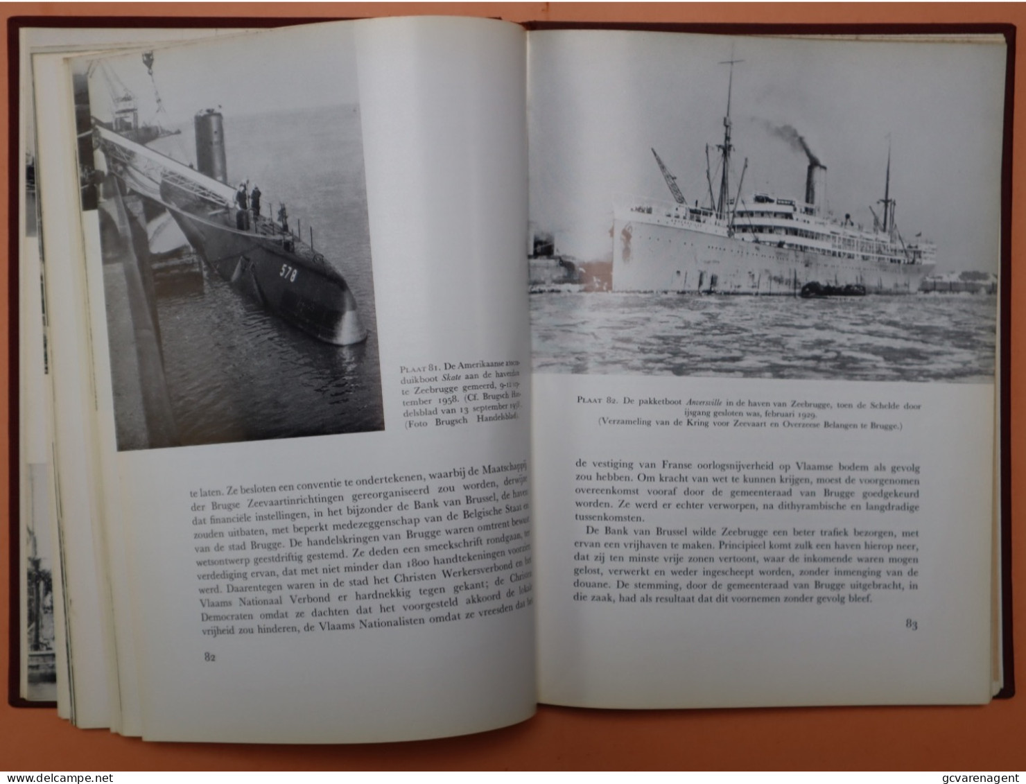 BOEK - HAVENCOMPLEX BRUGGE ZEEBRUGGE 1964 - GOEDE STAAT - 164 BLZ - 24 X18 CM ZIE AFBEELDINGEN