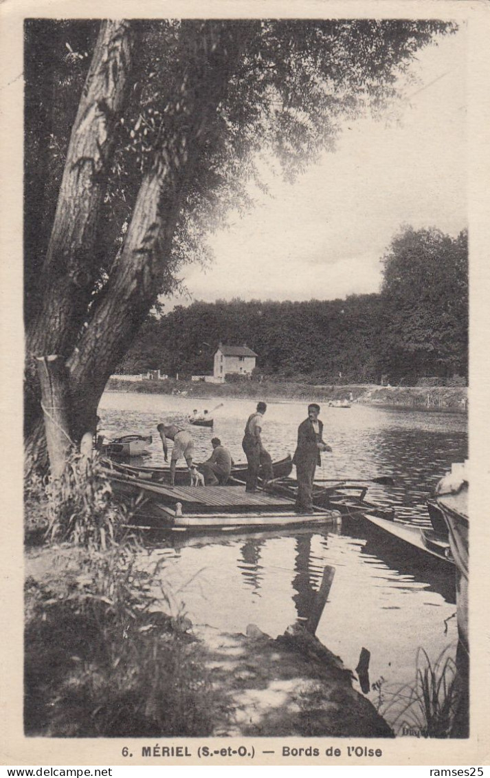 (260)  CPA  Meriel  Bord De L' Oise - Meriel