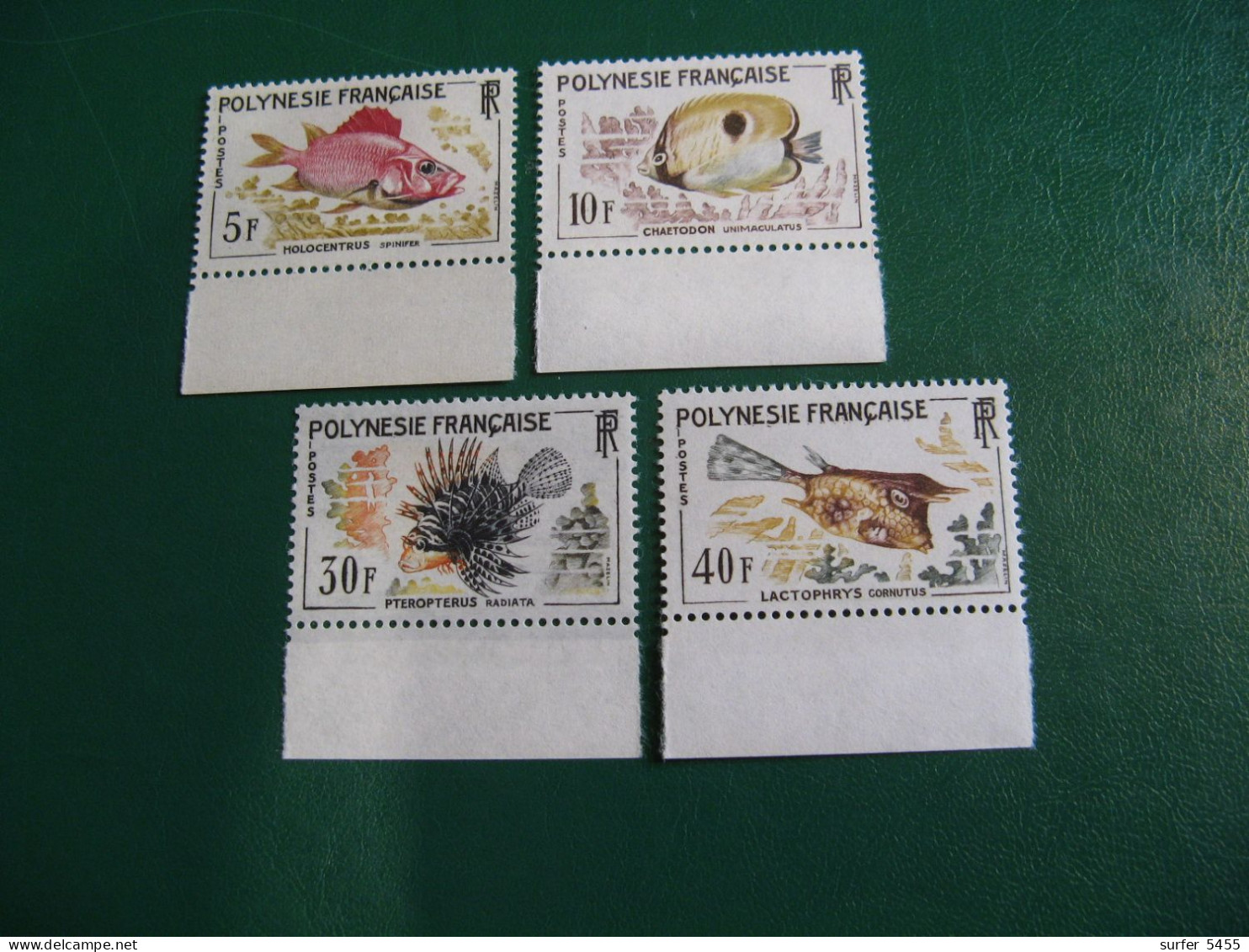 P0LYNESIE YVERT POSTE ORDINAIRE N° 18/21 TIMBRES NEUFS ** LUXE - MNH - SERIE COMPLETE - COTE 42,50 EUROS - Nuevos