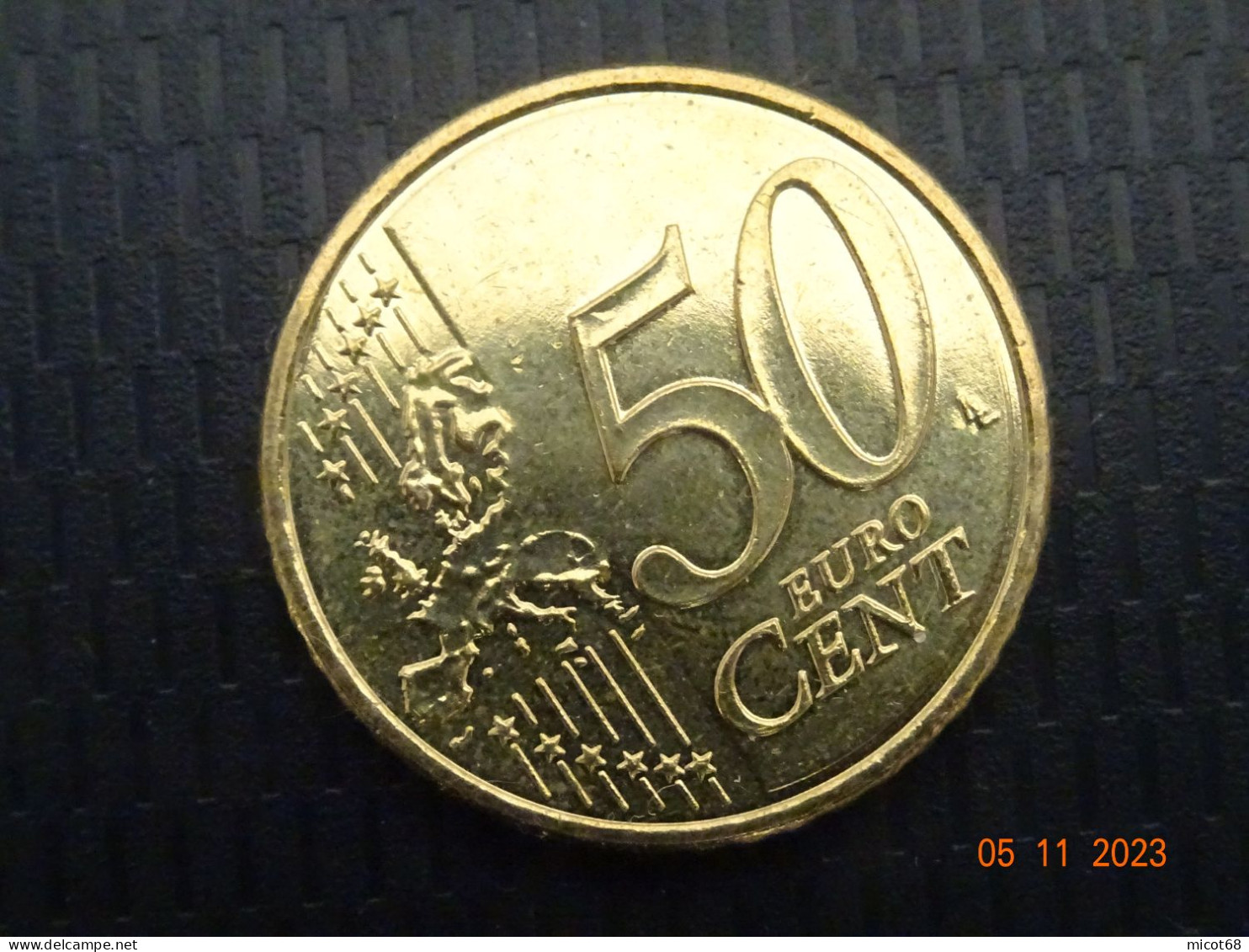 Pièce De Monnaie  50 Cent  Euros  Chypre - Chypre