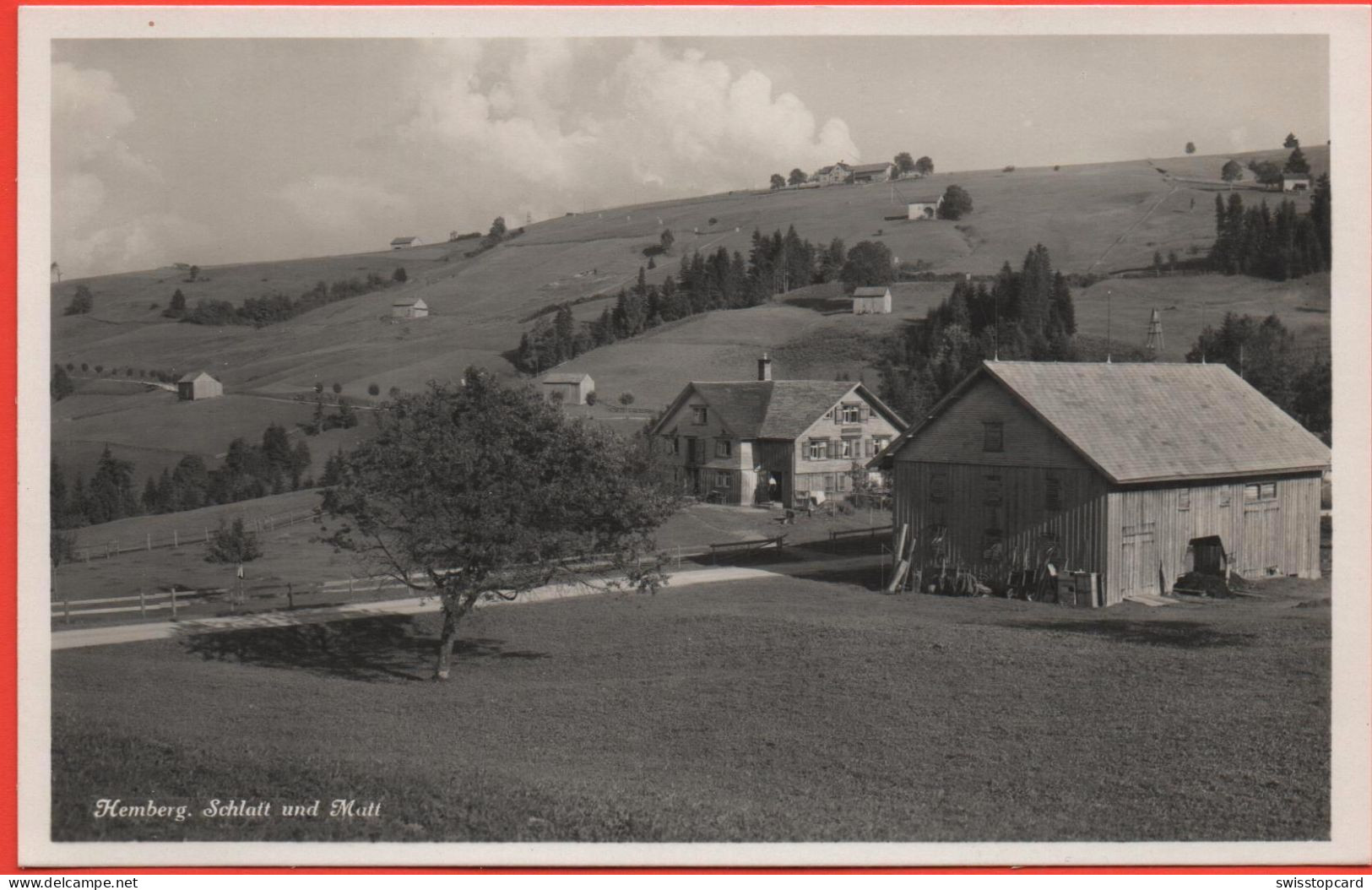 HEMBERG Schlatt Und Matt - Photo E. Guntli Hemberg - Hemberg