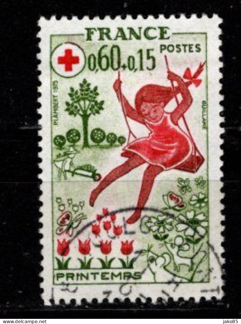 - FRANCE - 1975 - YT N° 1860 - Oblitéré - Croix Rouge - Gebraucht