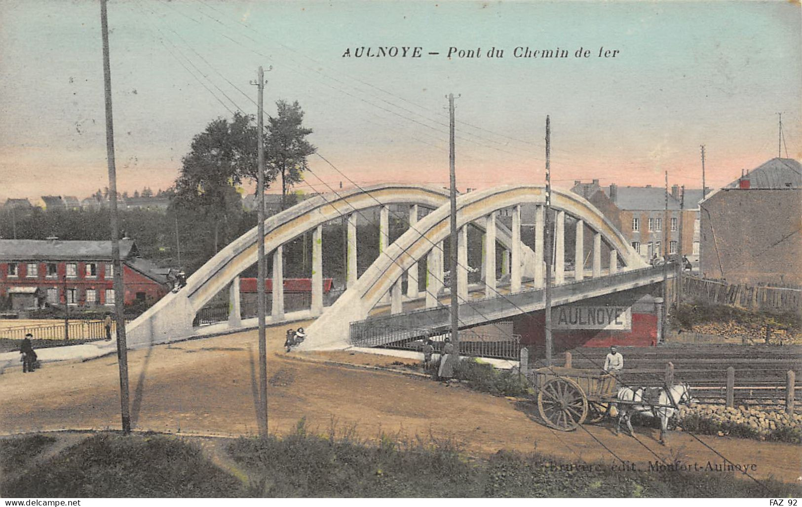 Aulnoye - Pont Du Chemin De Fer - Aulnoye