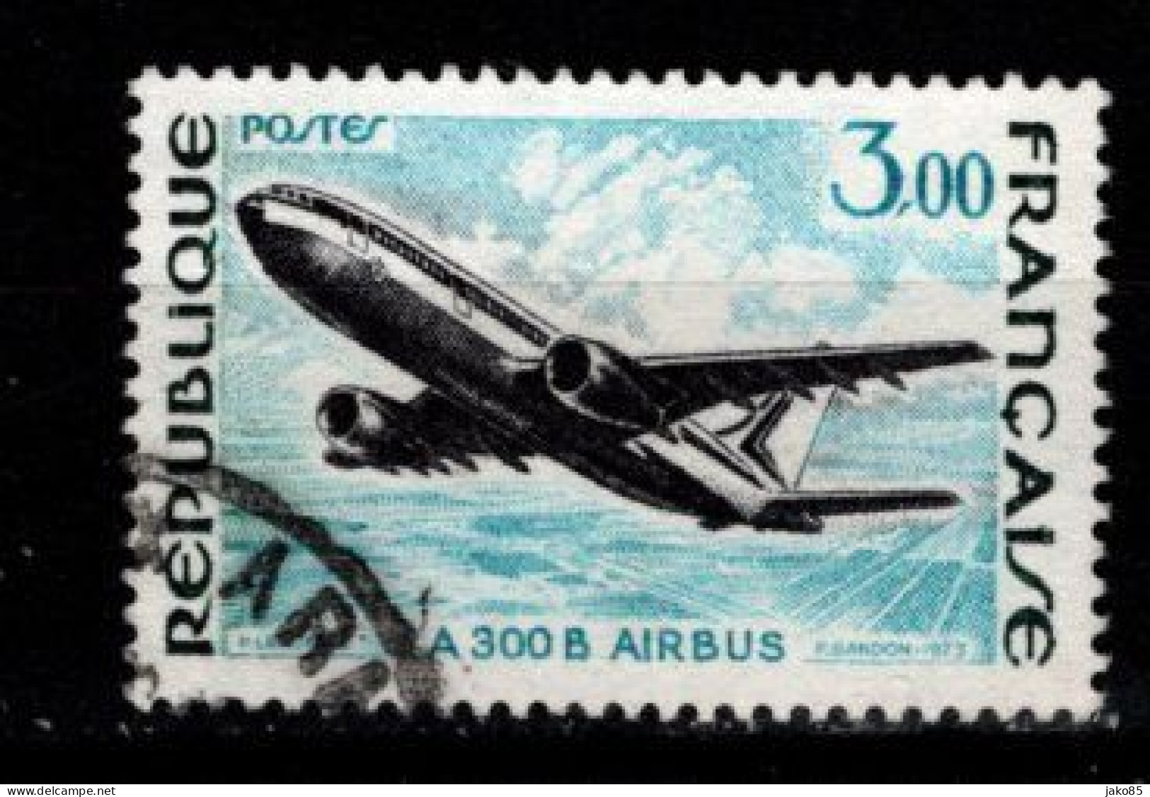 - FRANCE - 1973 - YT N° 1751 - Oblitéré - A300B Airbus - Usados