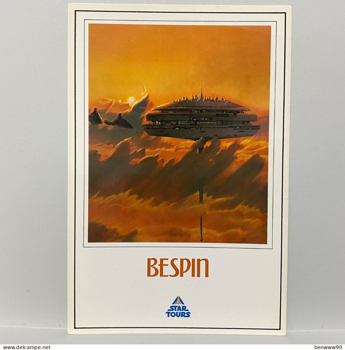 1986 Disneyland Star Tours (Star Wars) Bespin, DISNEYLAND Postcard - Disneyland