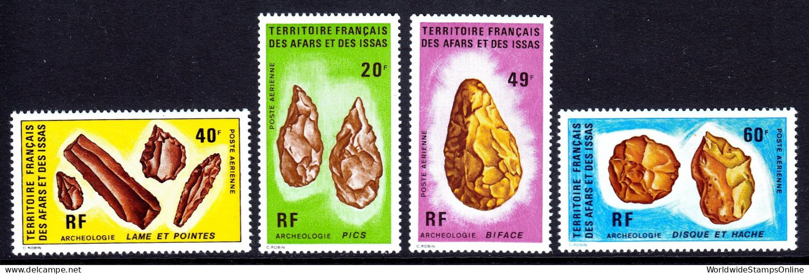 Afars And Issas - Scott #C77-C80 - MNH - See Description - SCV $26 - Unused Stamps