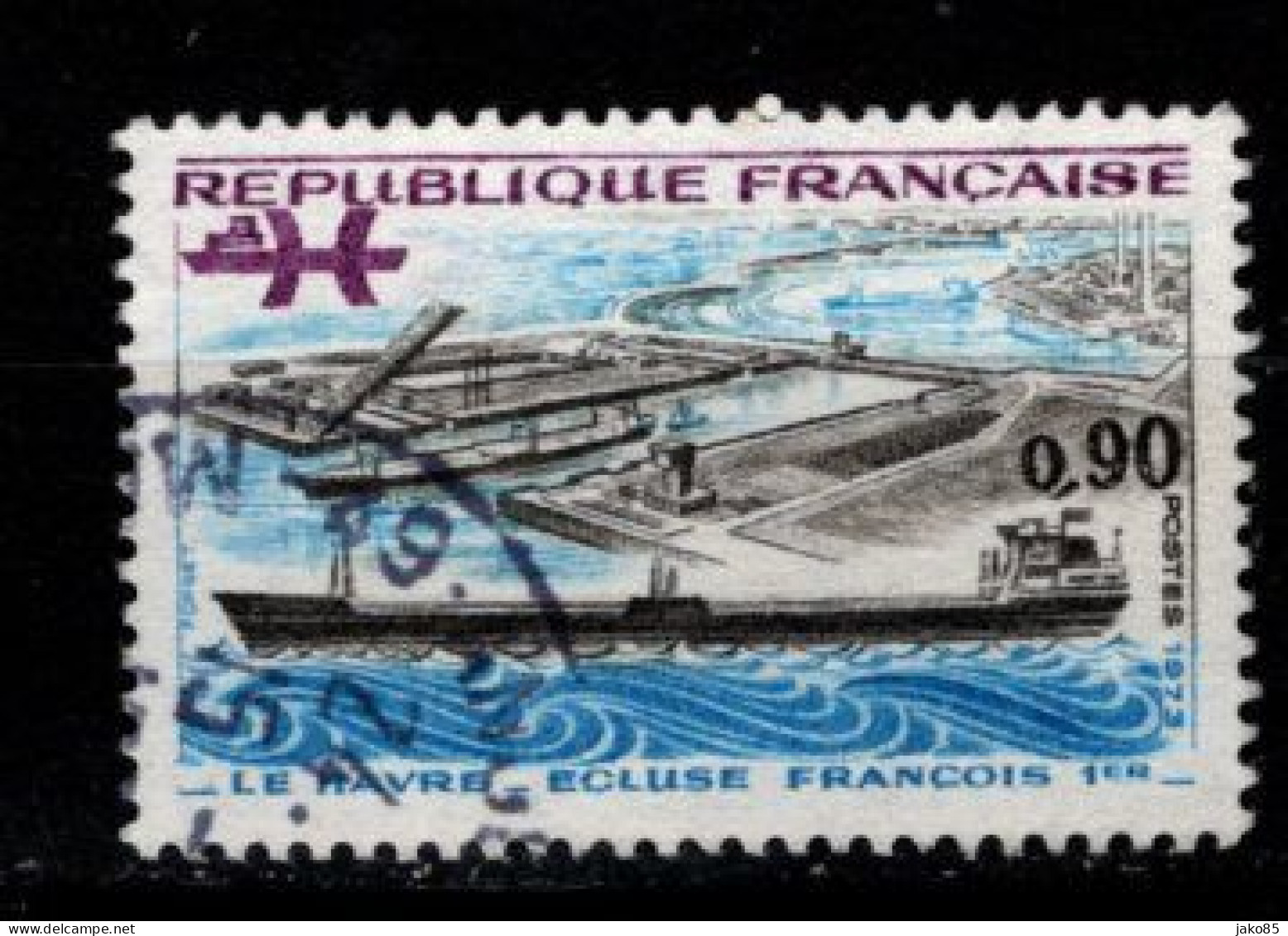 - FRANCE - 1973 - YT N° 1772 - Oblitéré - Le Havre - Gebraucht