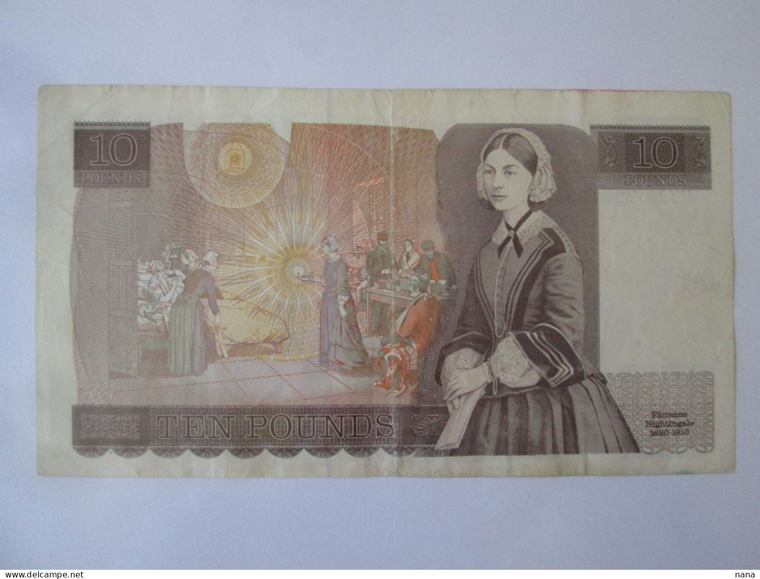 England 10 Pounds 1988-1991 Signnature G.M.Gill Banknote,see Pictures - 10 Pounds