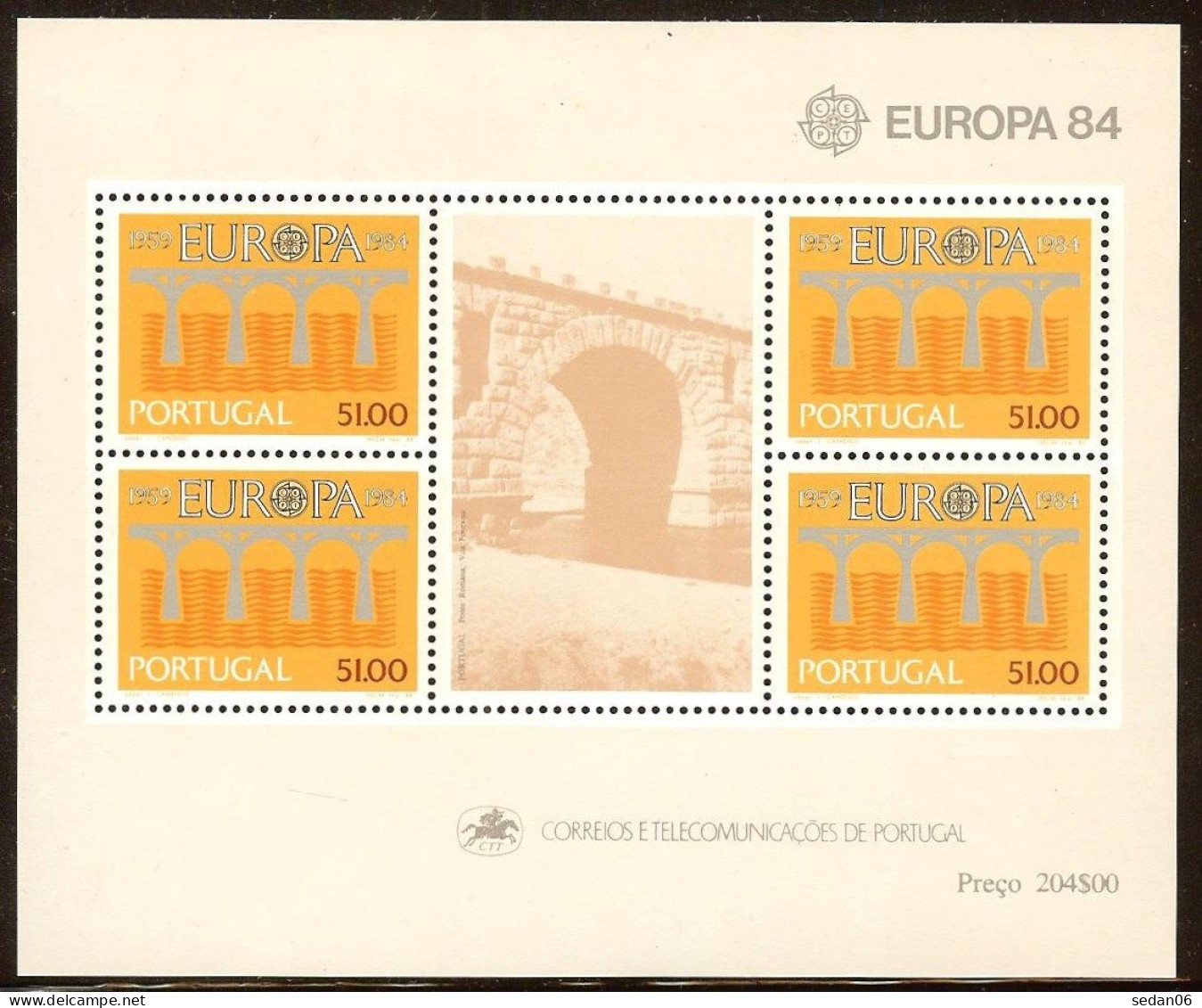 PORTUGAL BF N°44** (europa 1984) - COTE 14.00 € - 1984