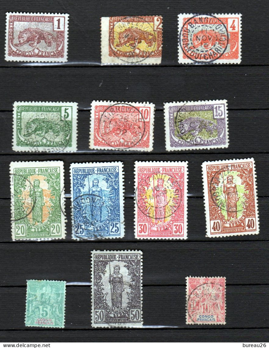 CONGO A 1 LOT Oblitérés Quelques Oblitérations Intéressantes - Used Stamps