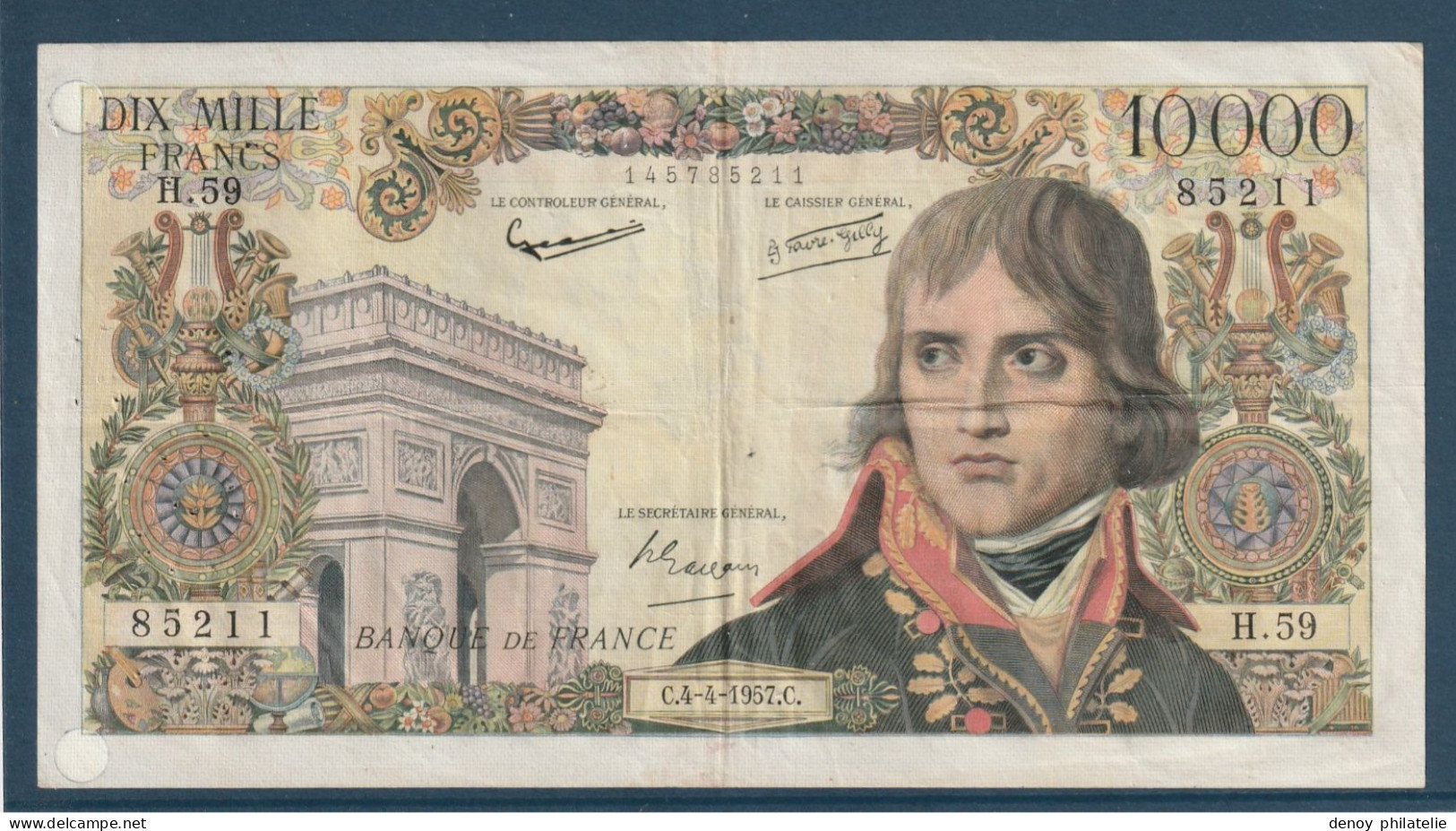France Billet De 10000 Francs BONAPARTE Du 4 7 1954 TTB - 10 000 F 1955-1958 ''Bonaparte''