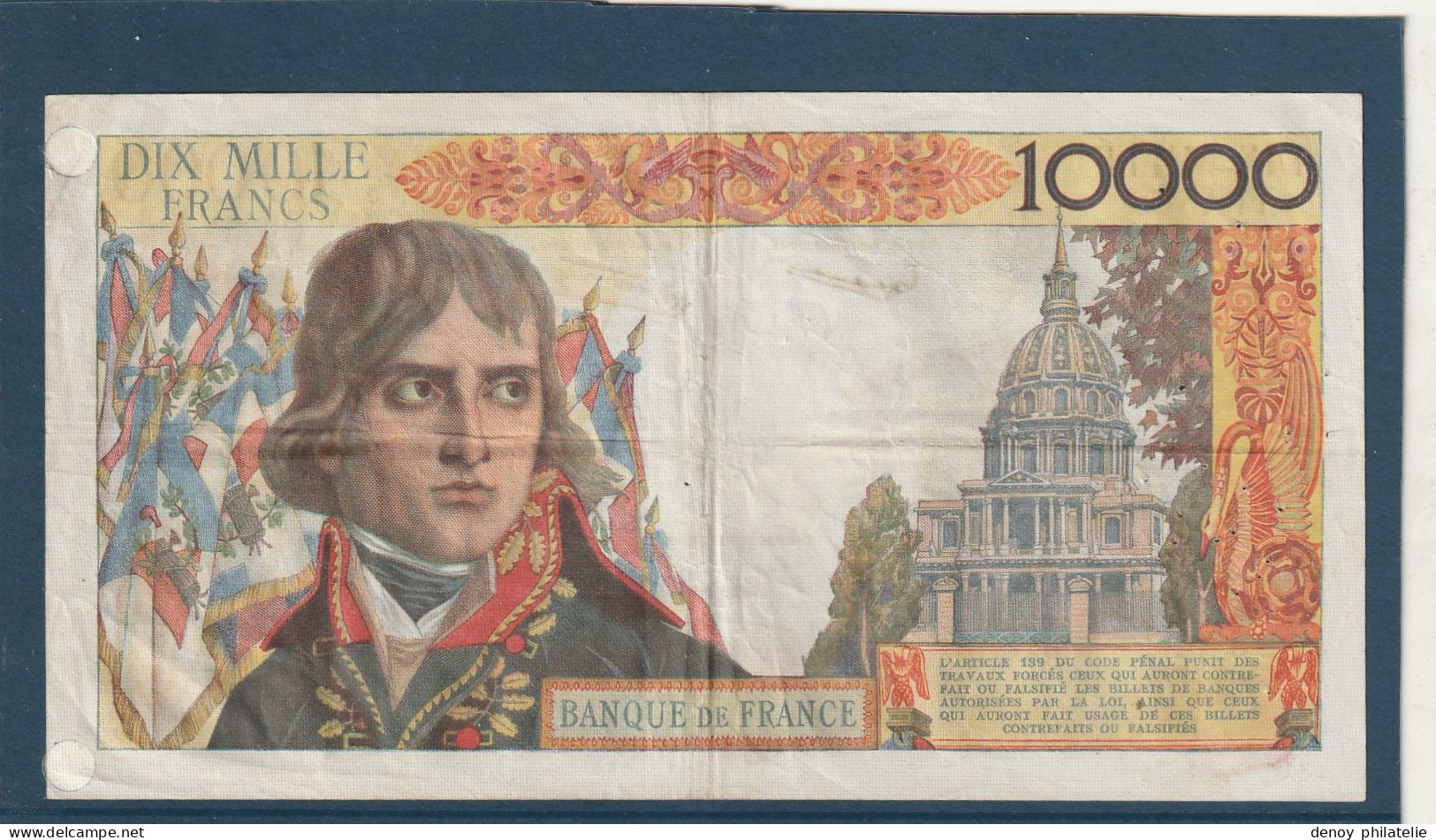 France Billet De 10000 Francs BONAPARTE Du 4 7 1954 TTB - 10 000 F 1955-1958 ''Bonaparte''