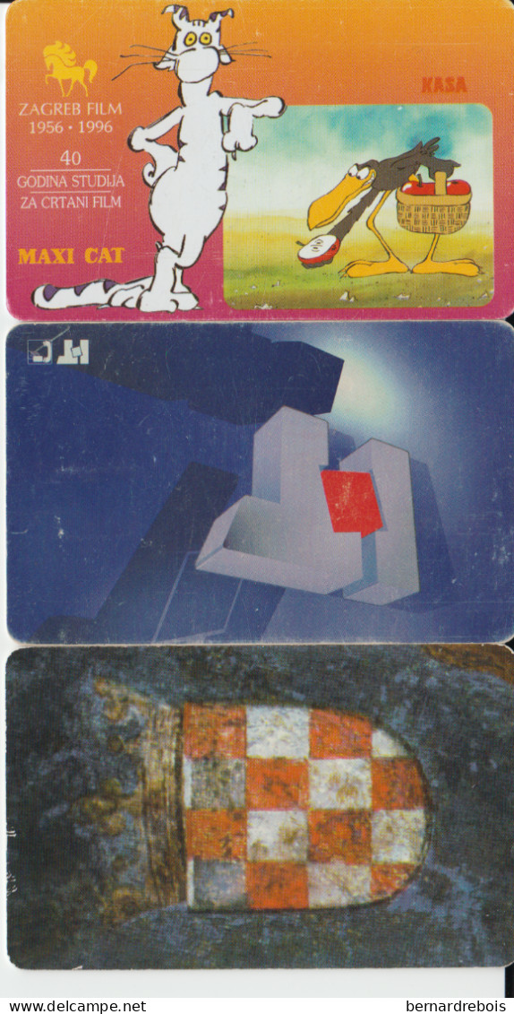 B11 - 3 CARTES A PUCE DE TCHECOSLOVAQUIE Pour 1 Euro - Checoslovaquia