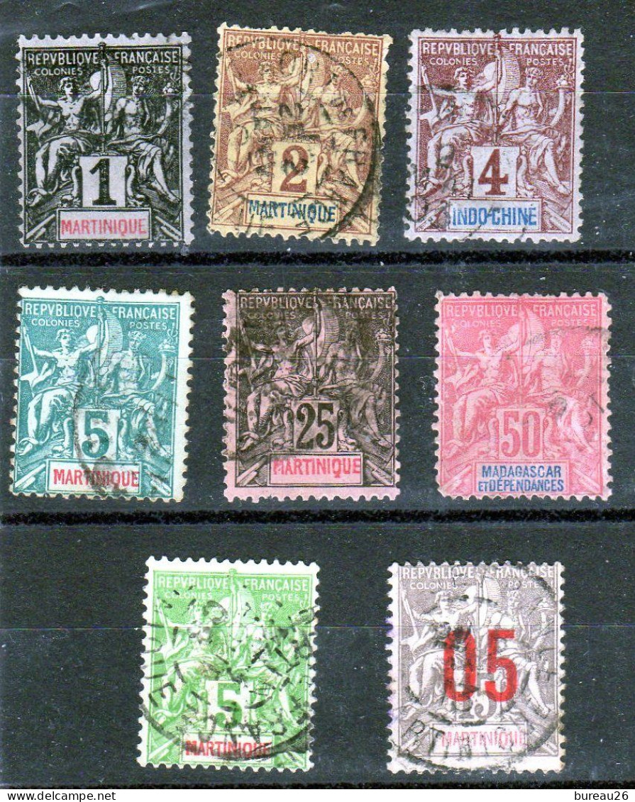 MARTINIQUE A LOT 1 Oblitérés - Used Stamps
