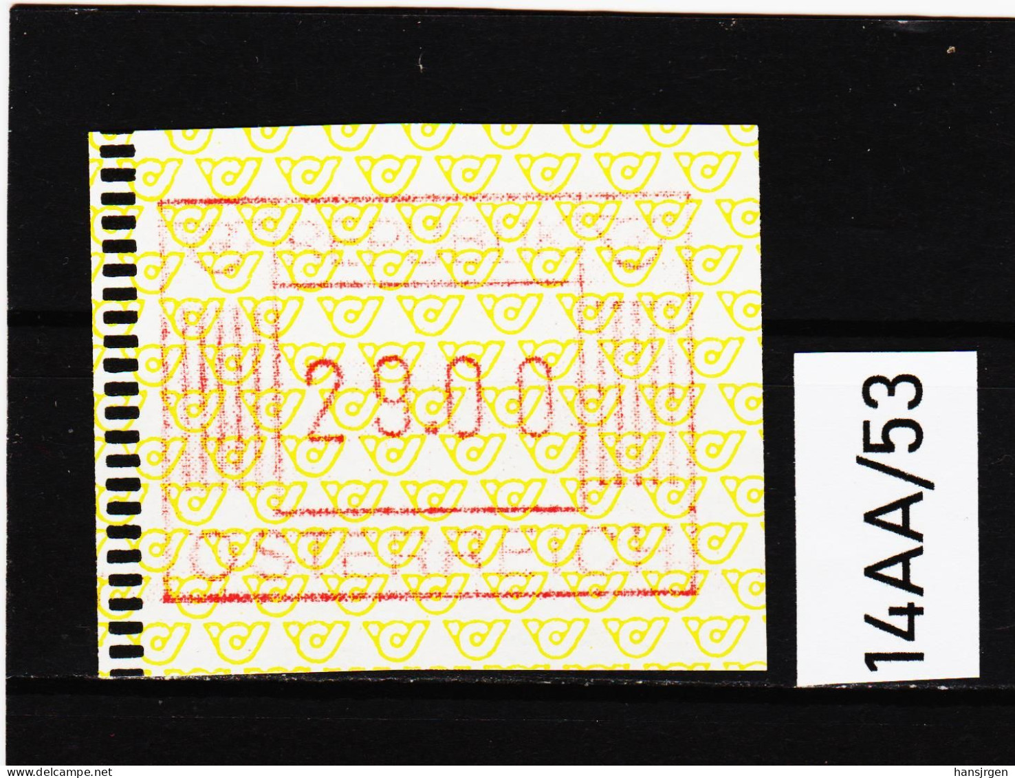 14AA/53  ÖSTERREICH 1983 AUTOMATENMARKEN 1. AUSGABE  29,00 SCHILLING   ** Postfrisch - Machine Labels [ATM]