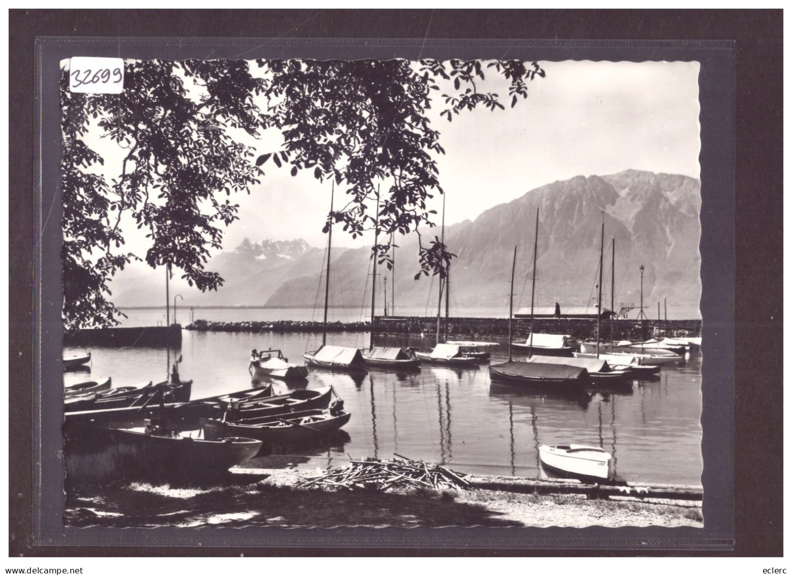 FORMAT 10x15cm - DISTRICT DE VEVEY - LA TOUR DE PEILZ - LE PORT - TB - La Tour-de-Peilz