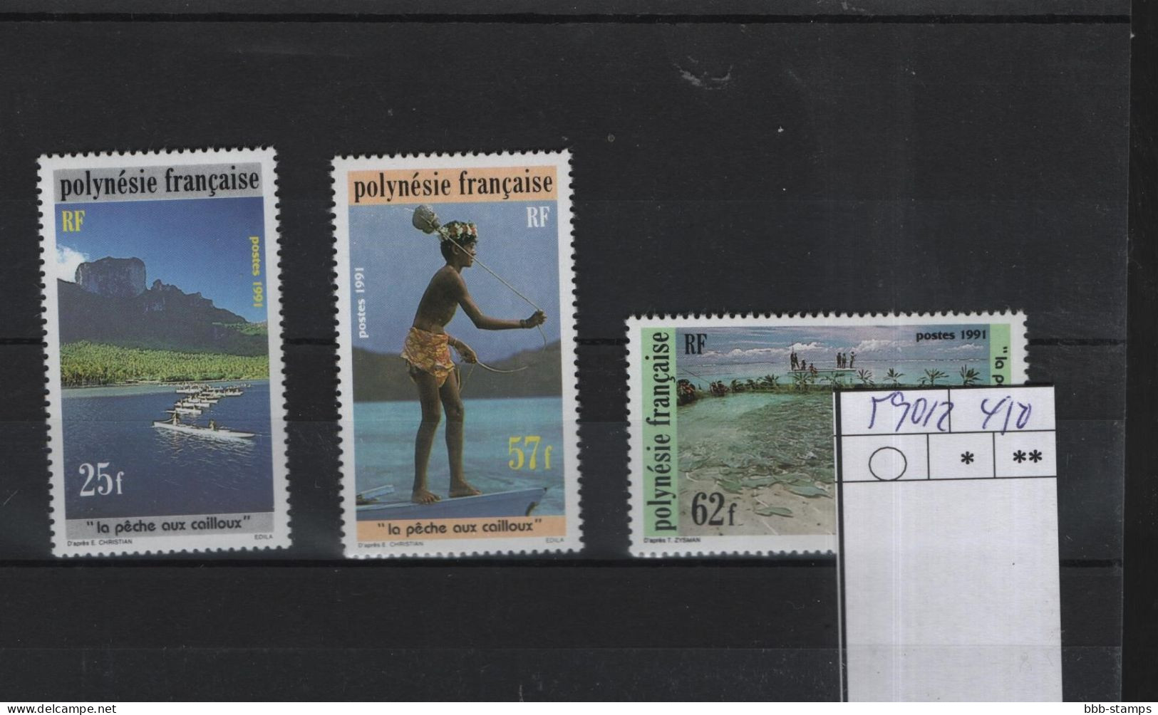 Französisch Polynesien Michel Cat.No. Mnh/**  590/592 - Ungebraucht