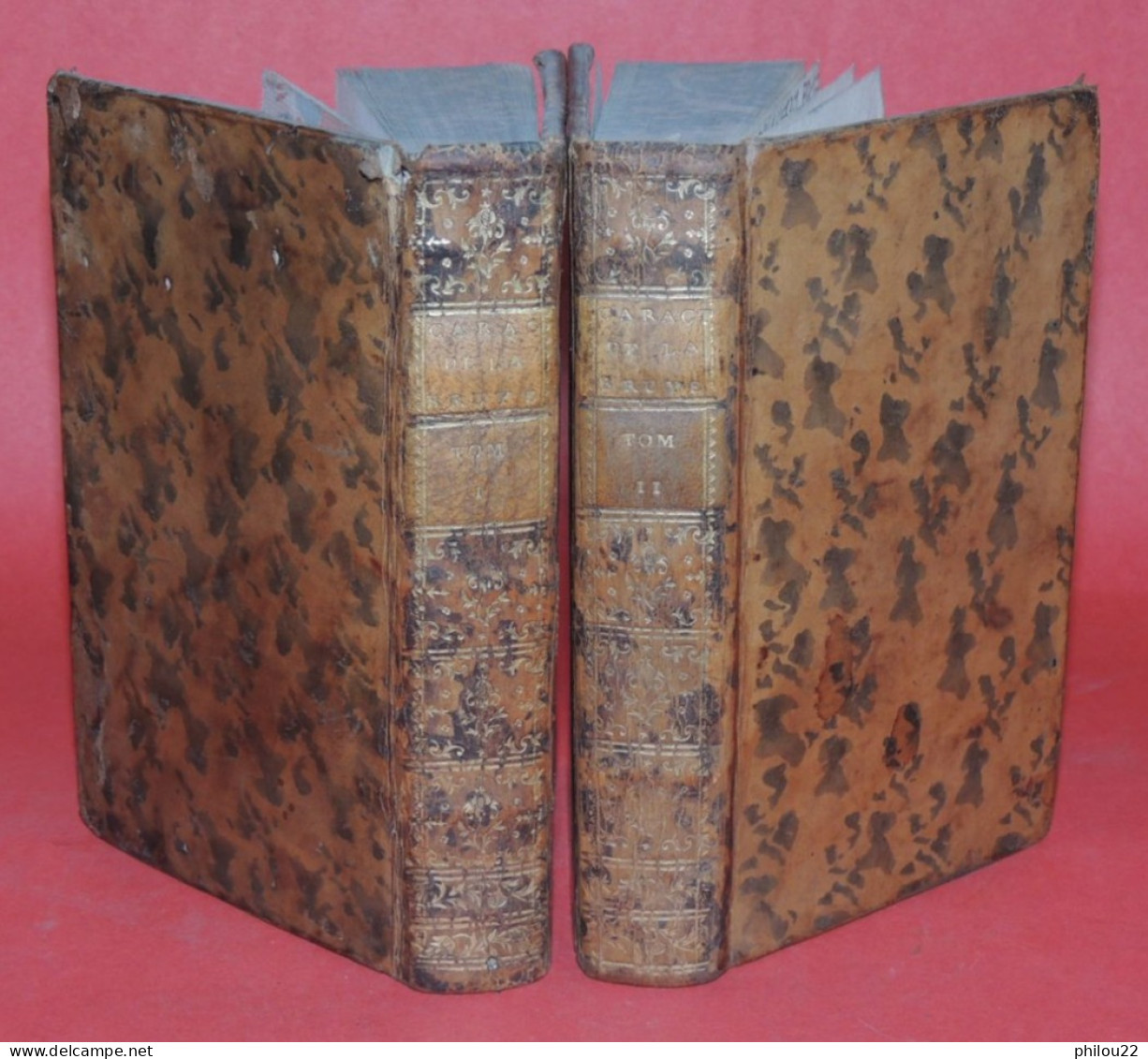 Les Caractères De M. De La Bruyère - 2/2 Volumes  1768 - 1701-1800