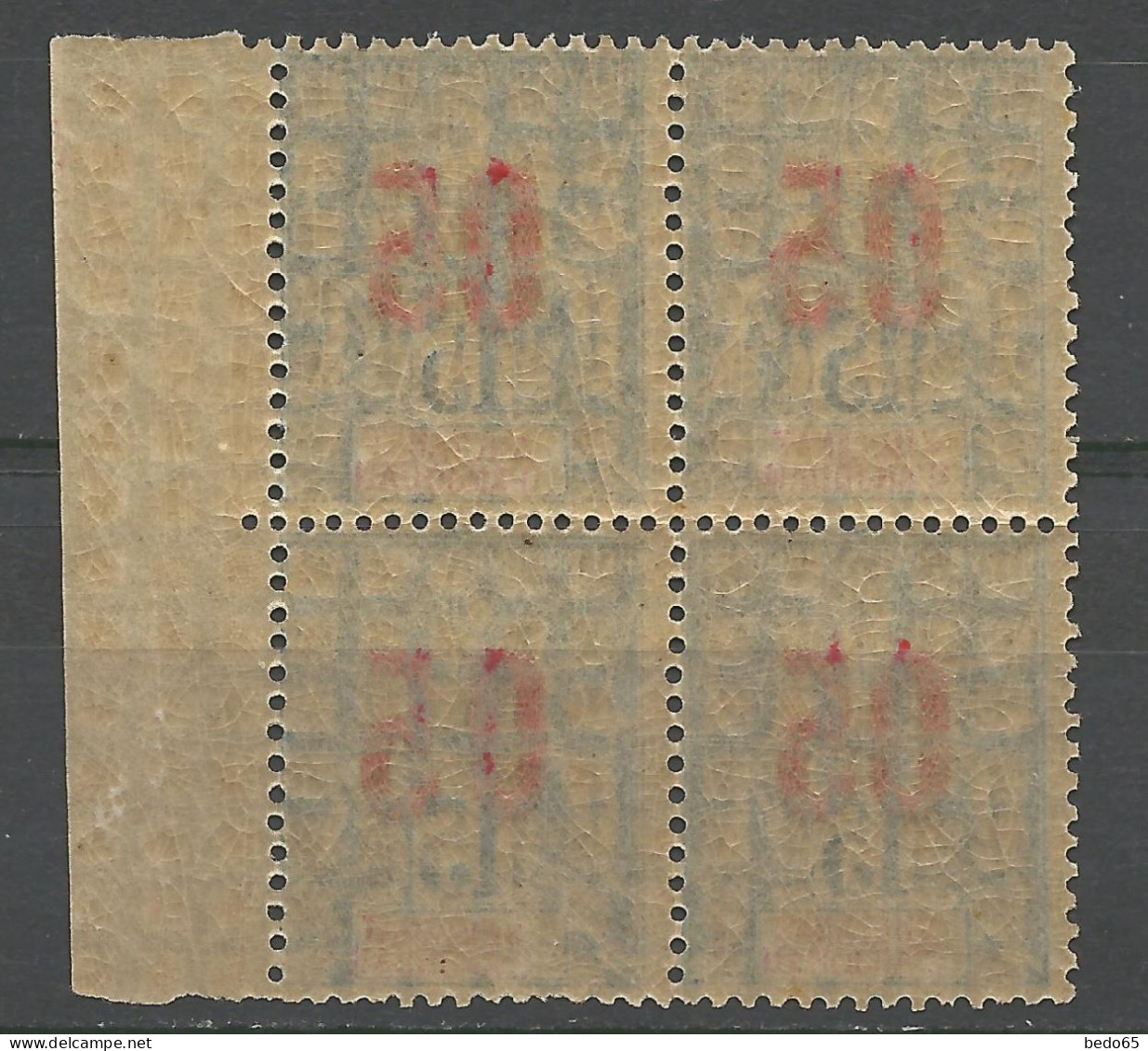 ANJOUAN N° 22A Tenant à Normal Dans Bloc De 4 NEUF** LUXE SANS CHARNIERE / Hingeless / MNH - Unused Stamps