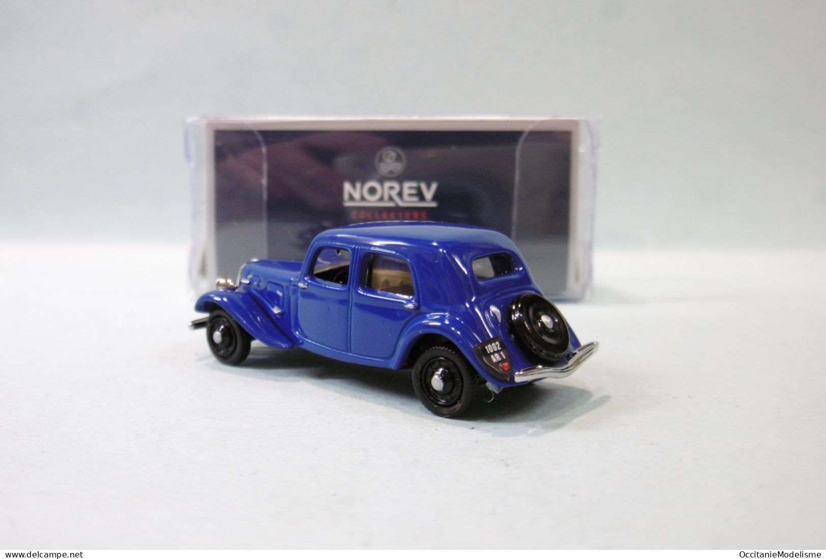 Norev - CITROEN TRACTION 11 AL 1938 Bleu Réf. 153009 Neuf NBO HO 1/87 - Vehiculos De Carretera