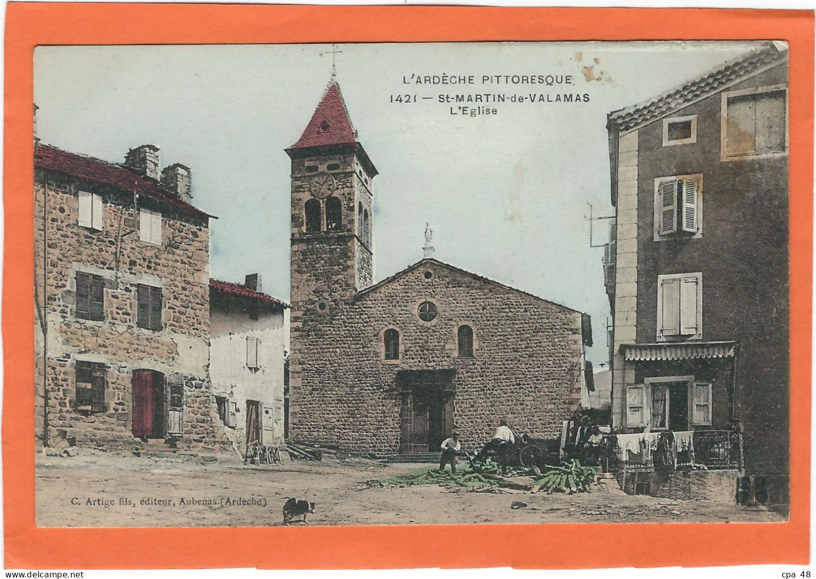 ARDECHE, St Martin De Valamas, BELLE CARTE, L'Eglise(Avant Sa Restauration), RARE... - Saint Martin De Valamas