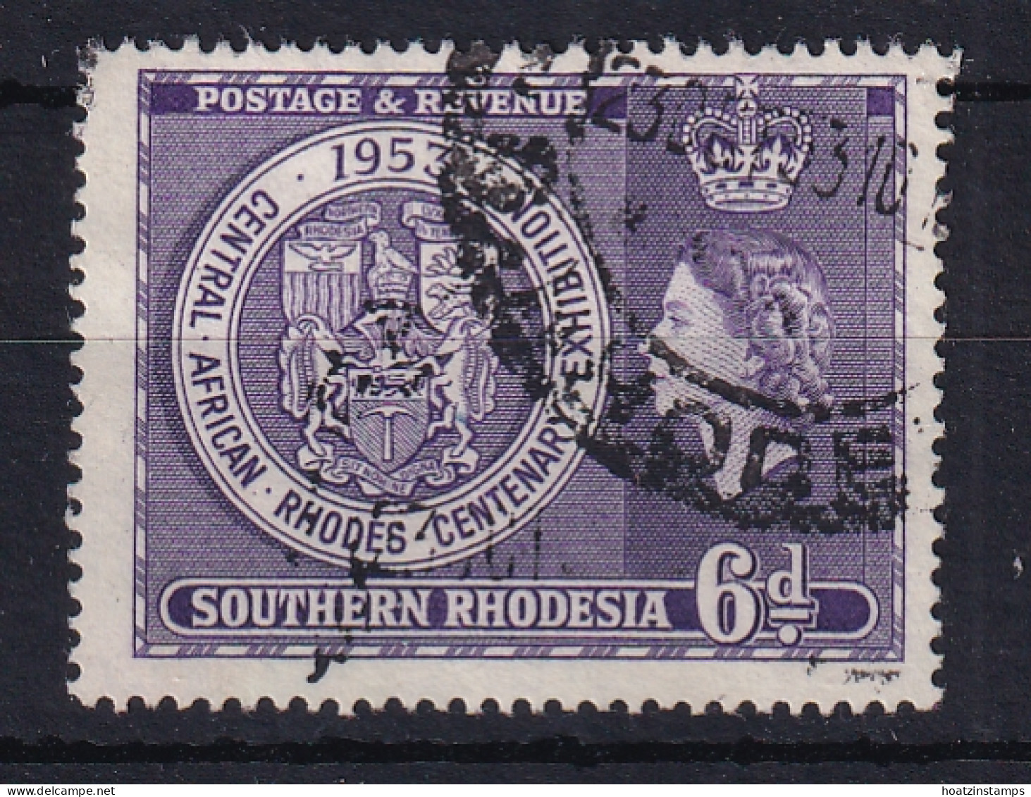 Southern Rhodesia: 1953   Rhodes Centenary Exhibition   Used  - Rodesia Del Sur (...-1964)