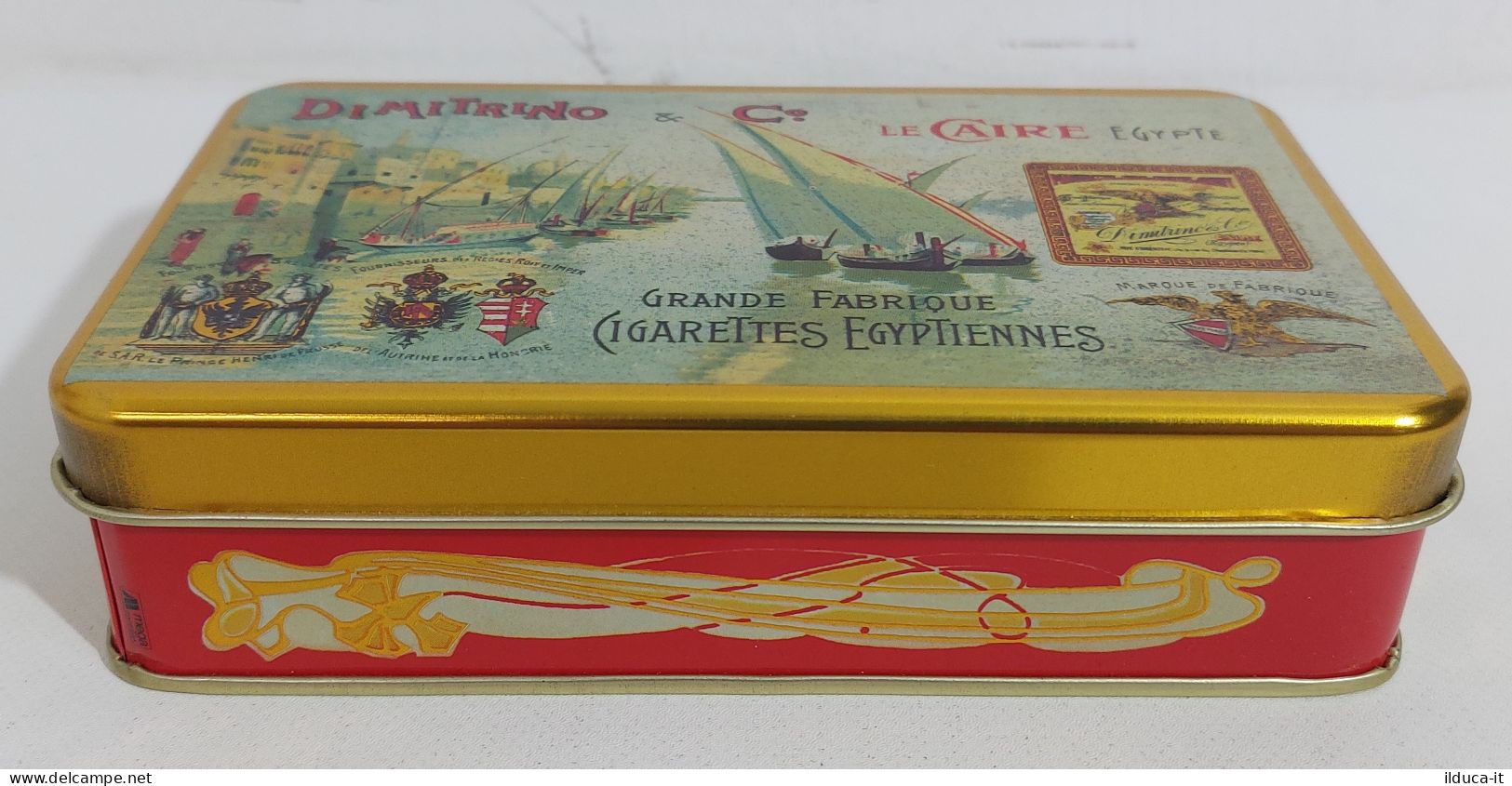 36598 Scatola Di Latta - Dimitrino & C. Le Caire Cigarettes Egypte Riproduzione - Cajas