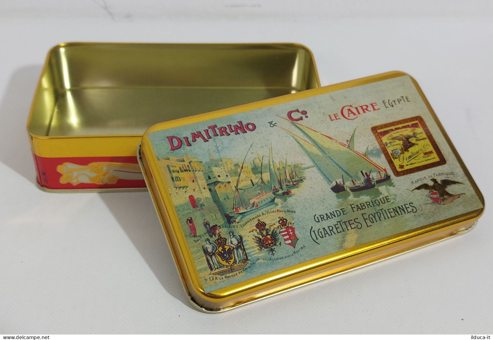 36598 Scatola Di Latta - Dimitrino & C. Le Caire Cigarettes Egypte Riproduzione - Boxes