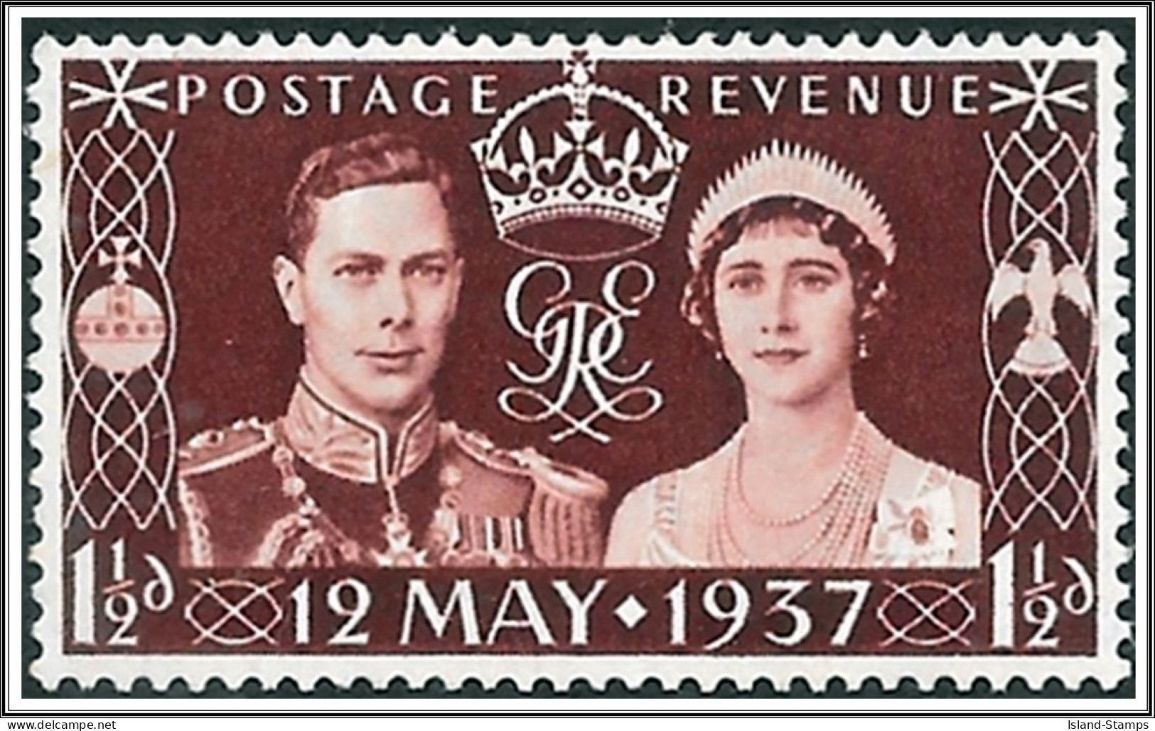 KGVI 1936 Coronation SG461 Mounted Mint Hrd2a - Unused Stamps