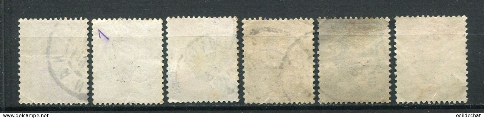 26410 Indochine N°41,44/6,66/7° Centre Et Valeurs En Noir, Croix-Rouge  1907  B/TB - Oblitérés