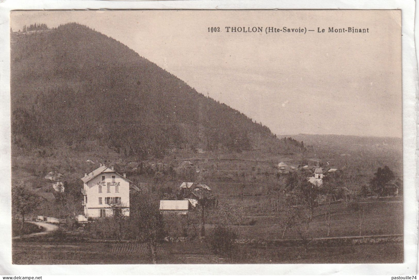 CPA :  14 X 9  -  THOLLON   - Le  Mont - Binant - Thollon