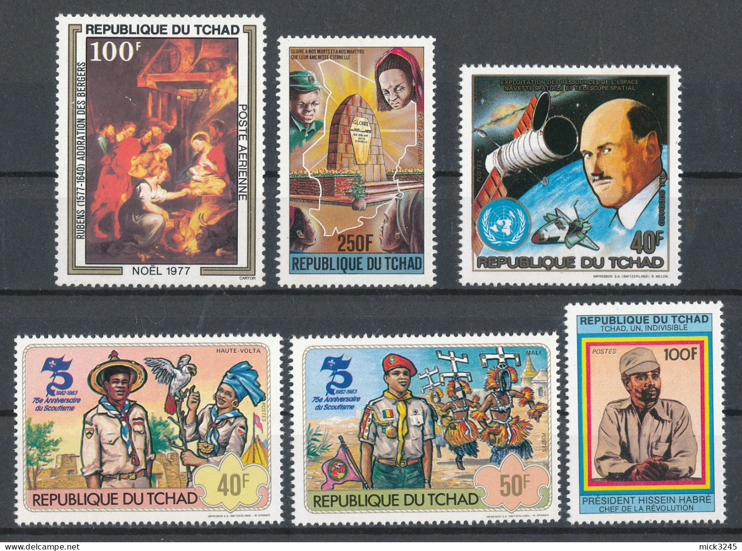 **Tchad N°396,397,401,433,214PA Et 278PA** - Chad (1960-...)