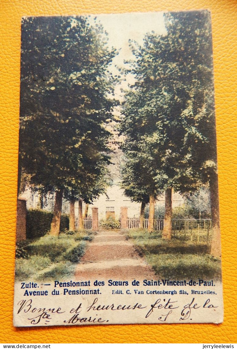 ZULTE  -   Pensionnat Des Soeurs De Saint-Vincent De Paul - Avenue Du Pensionnat  -  1905 - Zulte