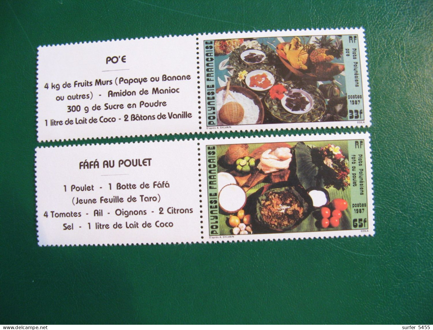 P0LYNESIE YVERT POSTE ORDINAIRE N° 278/279 TIMBRES NEUFS ** LUXE - MNH - SERIE COMPLETE - COTE 3,70 EUROS - Ungebraucht