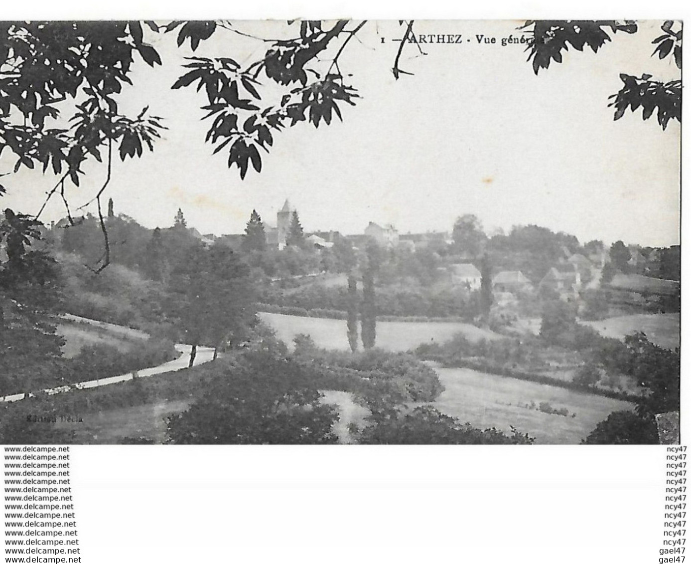 CPA (64)  ARTHEZ.  Vue Générale. ..I 970 - Arthez De Bearn