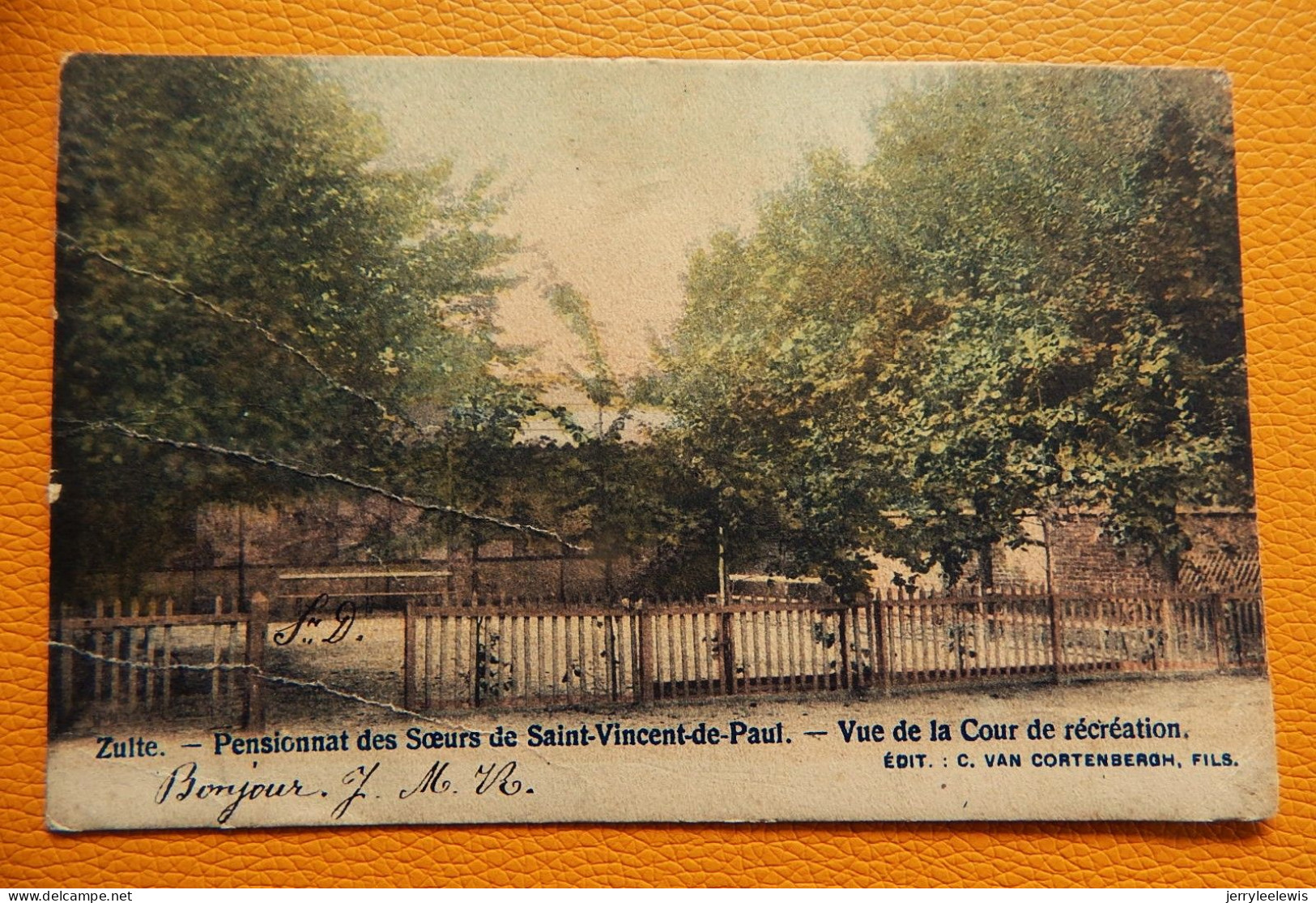 ZULTE  -   Pensionnat Des Soeurs De Saint-Vincent De Paul -  Vue De La Cour De Récréation  -  1905 - Zulte