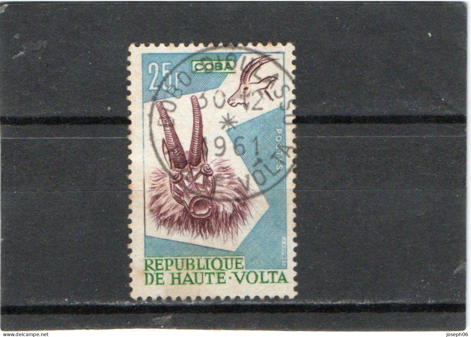 HAUTE  VOLTA   1960  Y.T. N° 83  Oblitéré  Frais De Gestion Compris - Alto Volta (1958-1984)