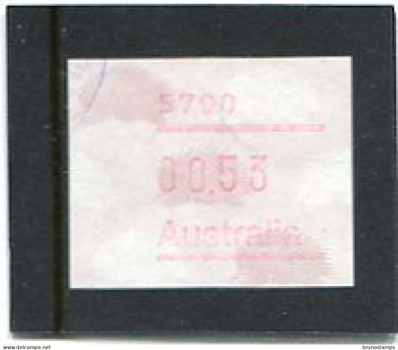 AUSTRALIA - 1987  53c  FRAMA ECHIDNA   POSTCODE  5790 (DARWIN)  FINE USED - Machine Labels [ATM]