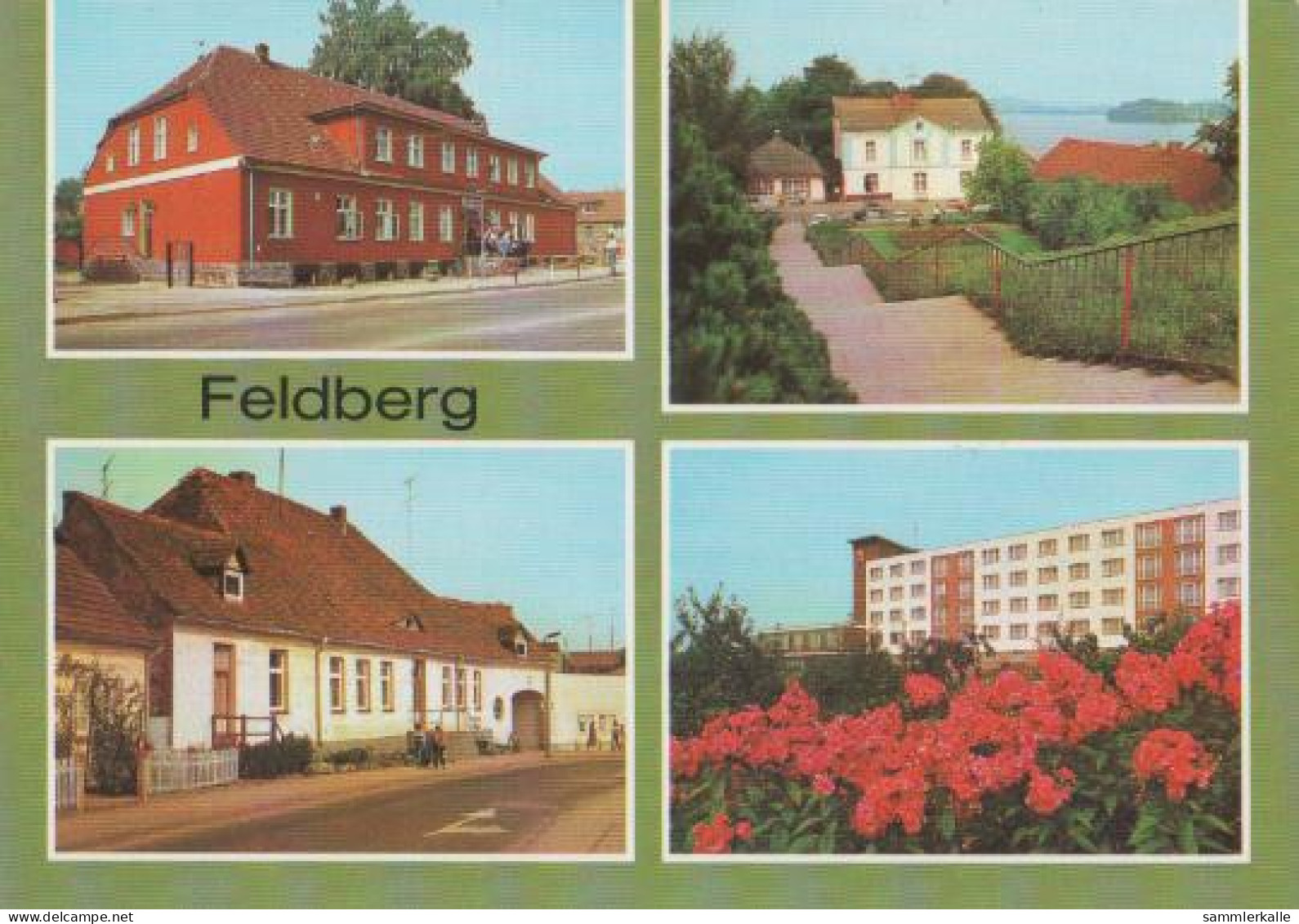 20224 - Feldberg Kr. Neustrelitz U.a. Rathaus - Ca. 1985 - Feldberg