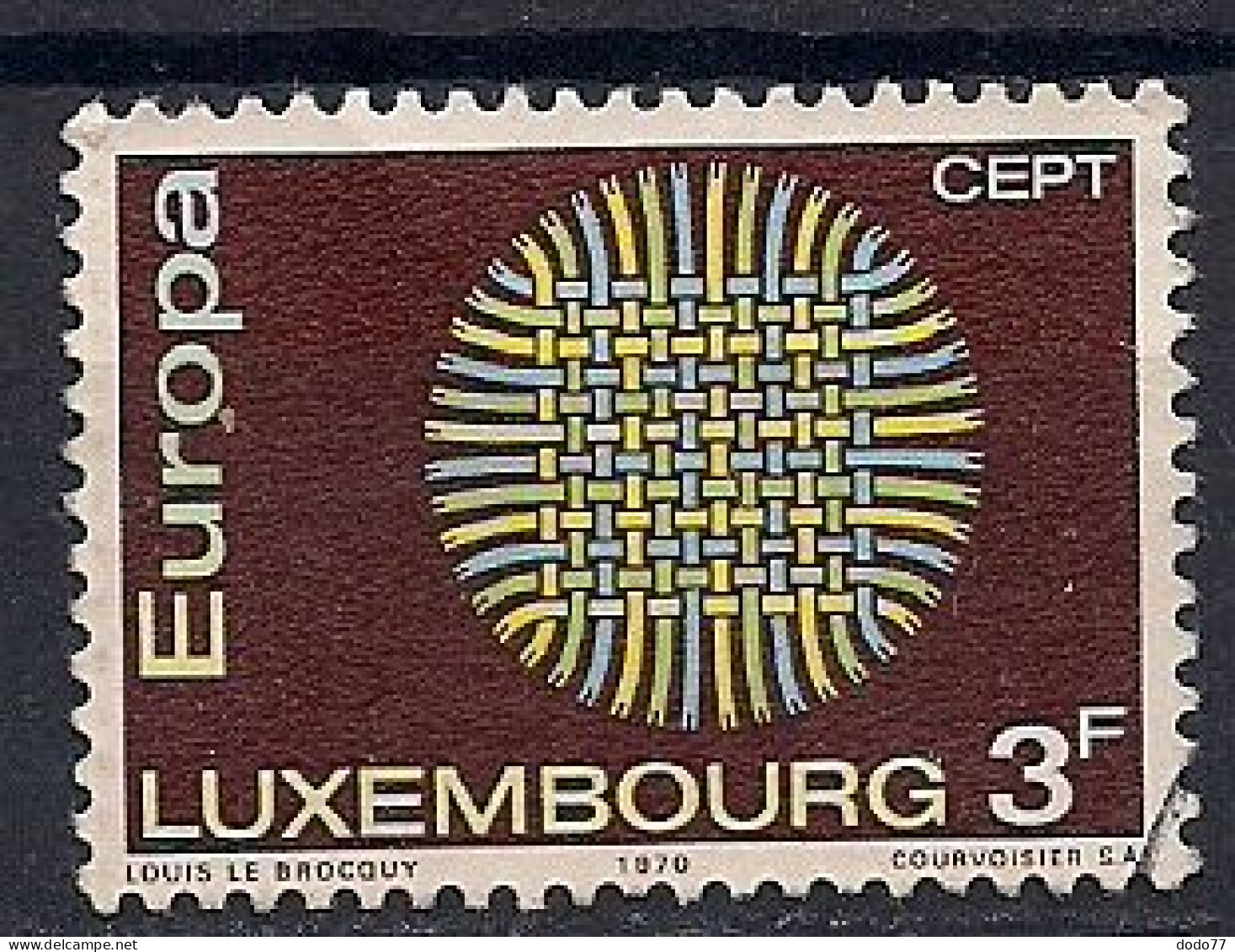 LUXEMBOURG  EUROPA    N°   757    OBLITERE - Usados