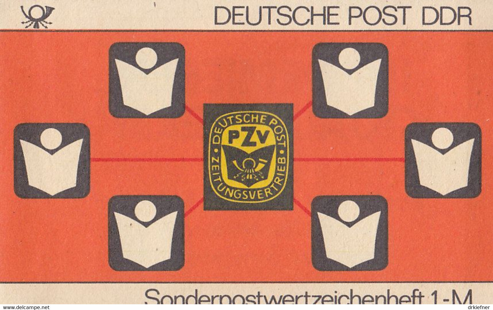 DDR  Markenheftchen SMHD 24 A, Postfrisch **, Mit 10x 2910 Falkenstein, Post-Zeitungsvertrieb 1985 - Cuadernillos