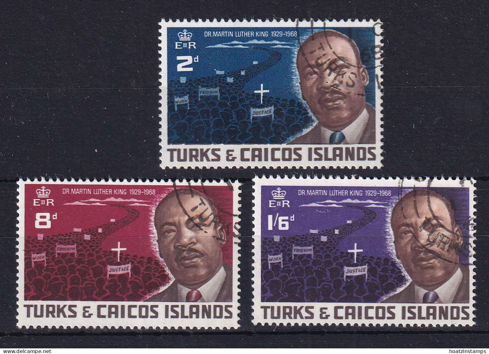 Turks & Caicos Is: 1968   Martin Luther King Commemoration     Used - Turks E Caicos