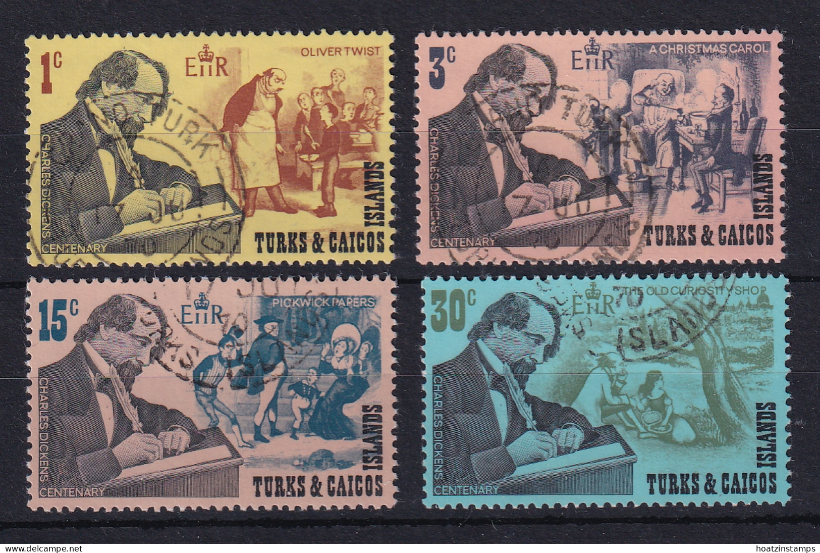 Turks & Caicos Is: 1970   Charles Dickens Death Centenary  Used - Turcas Y Caicos