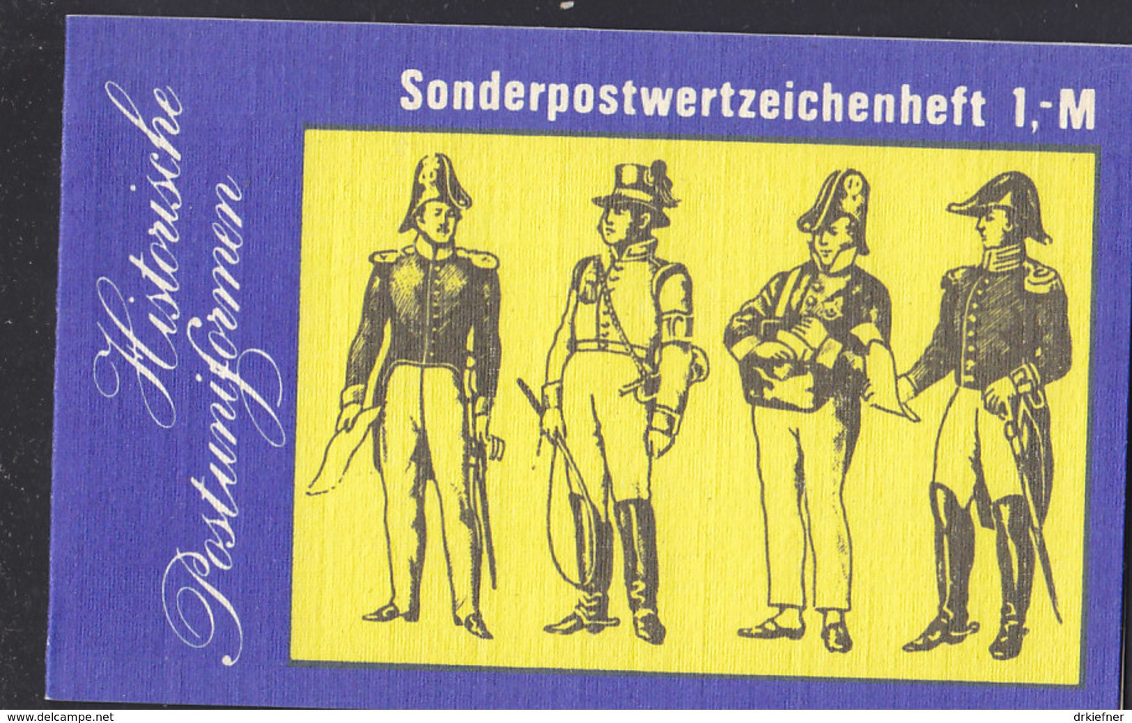 DDR  Markenheftchen SMHD 25 II, Postfrisch **, Mit 10x 3015 Pferdebahn, Postuniformen 1986 - Booklets