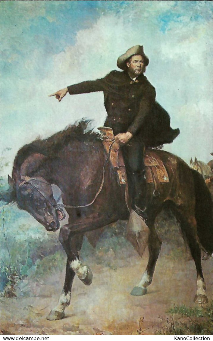 General Sam Houston, Painted In Paris By Stephen Seymour, San Jacinto Museum, Texas, Nicht Gelaufen - Autres & Non Classés