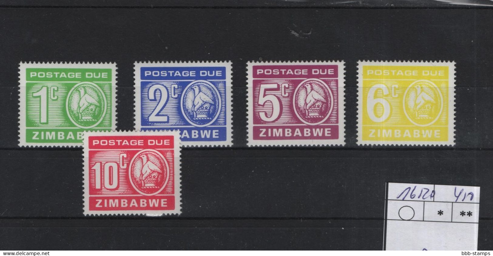 Zimbabwe Michel Cat.No. Mnh/**  Duty 16/20 - Zimbabwe (1980-...)