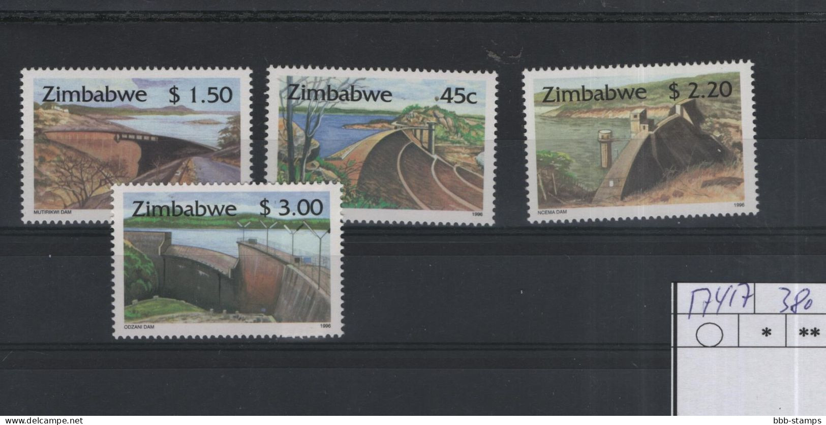 Zimbabwe Michel Cat.No. Mnh/**  574/577 - Zimbabwe (1980-...)