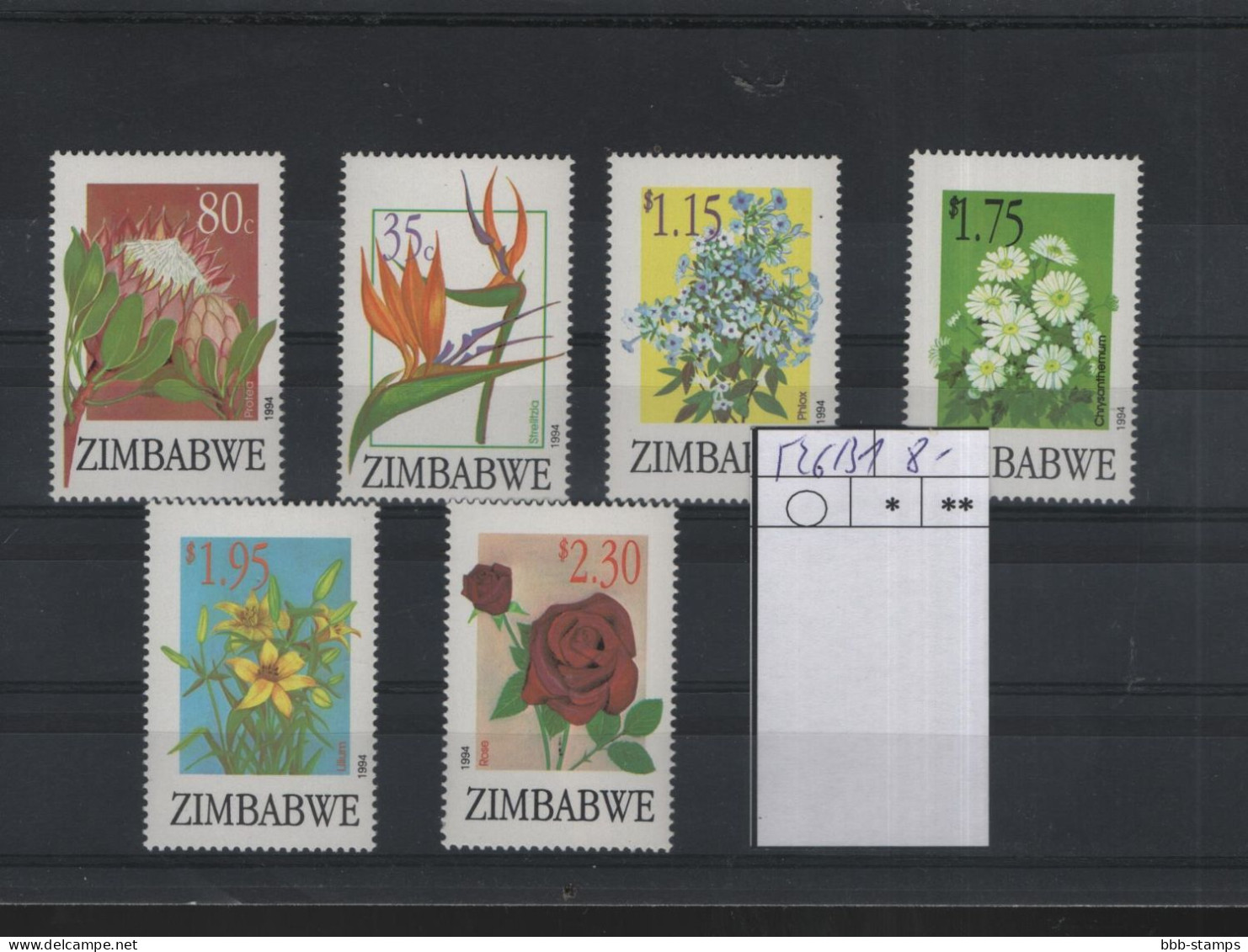 Zimbabwe Michel Cat.No. Mnh/**  526/531 - Zimbabwe (1980-...)