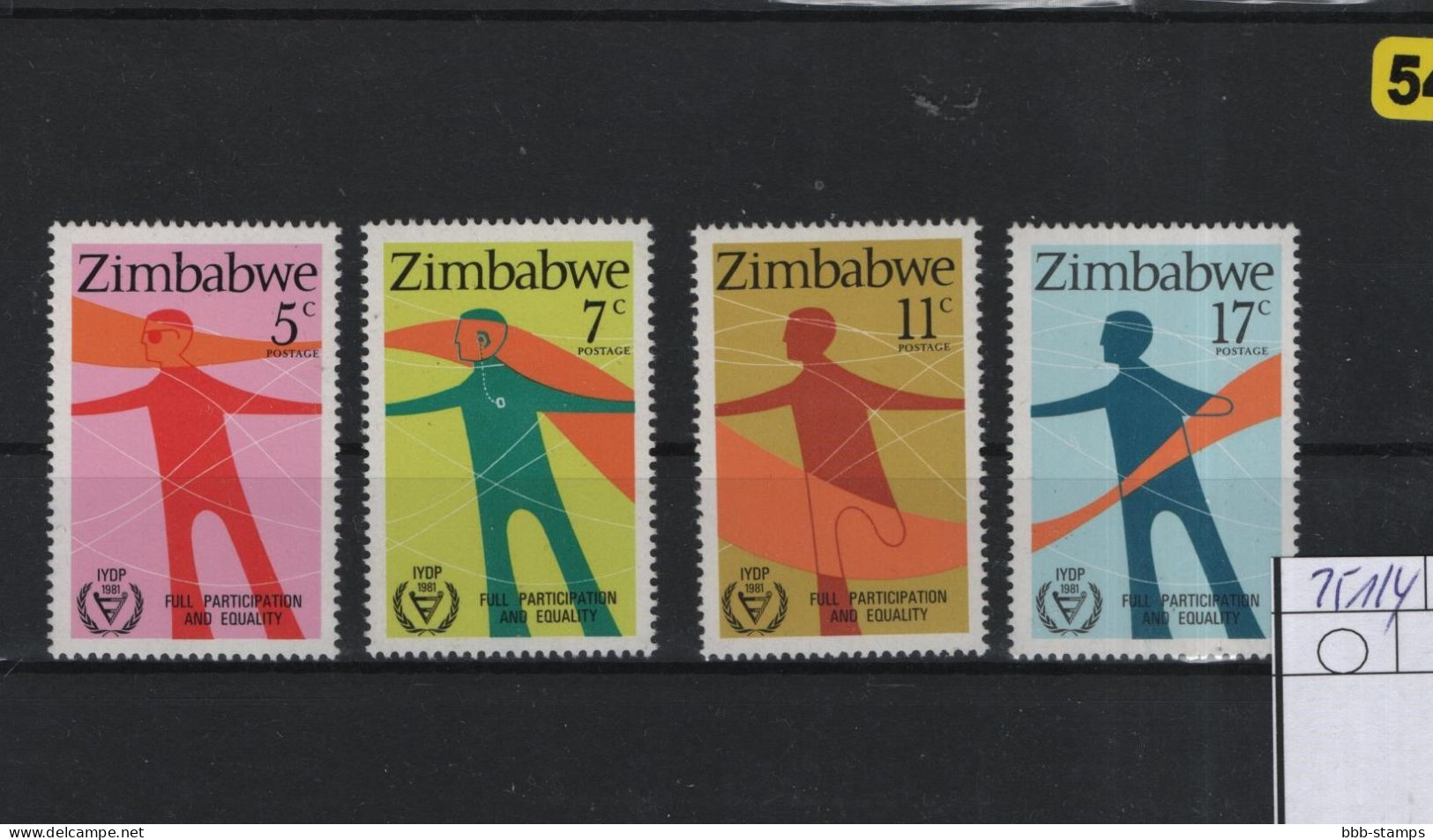 Zimbabwe Michel Cat.No. Mnh/**  251/254 - Zimbabwe (1980-...)