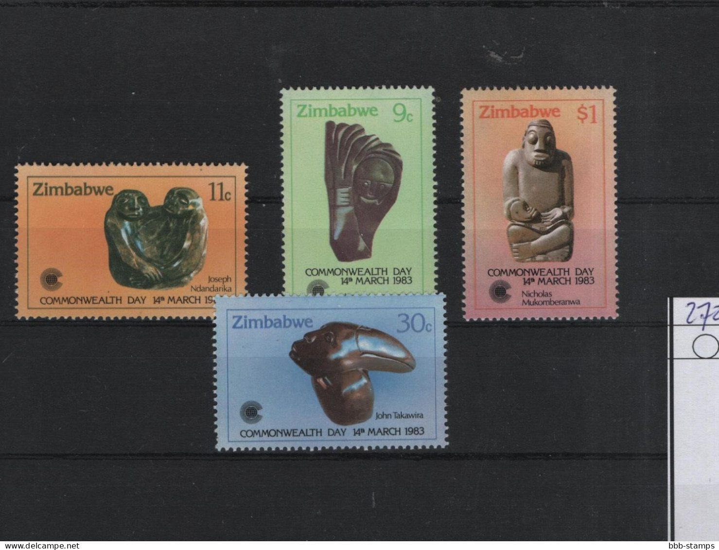 Zimbabwe Michel Cat.No. Mnh/**  272/275 - Zimbabwe (1980-...)